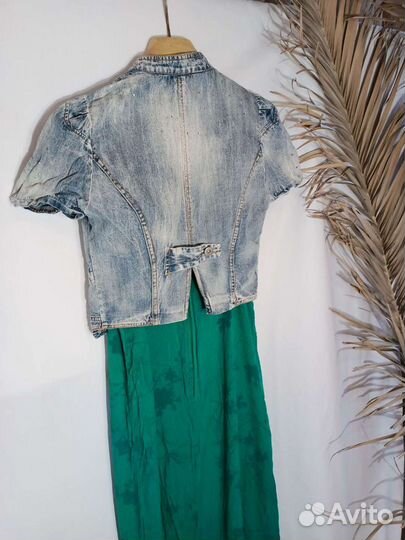 Жакет джинсовый