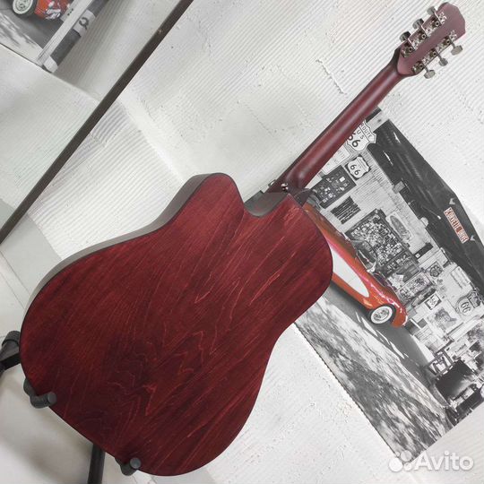 Гитара акустическая новая Большая дредноут