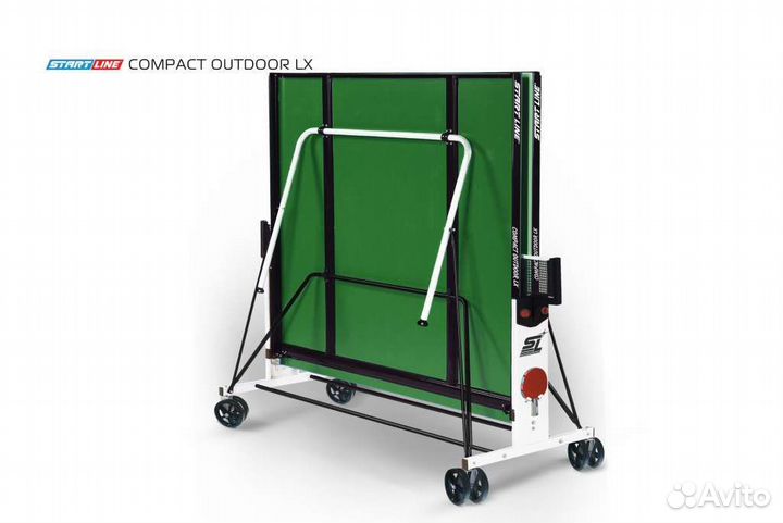 Теннисный стол start line compact outdoor lx green