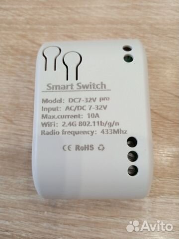 Умный дом реле 1 канал, Ewelink, Алиса, 7-32V