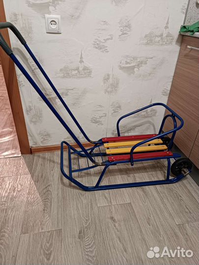 Санки с колесами