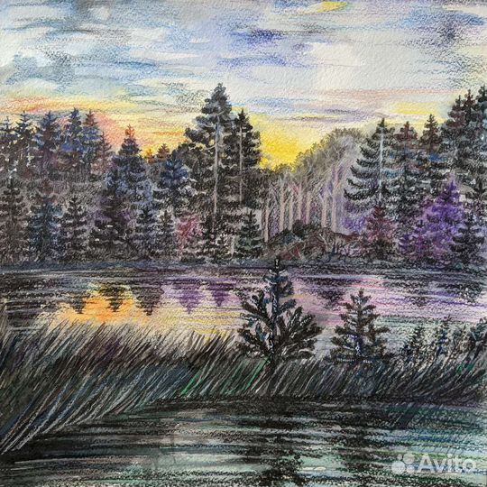 Картина: перед рассветом