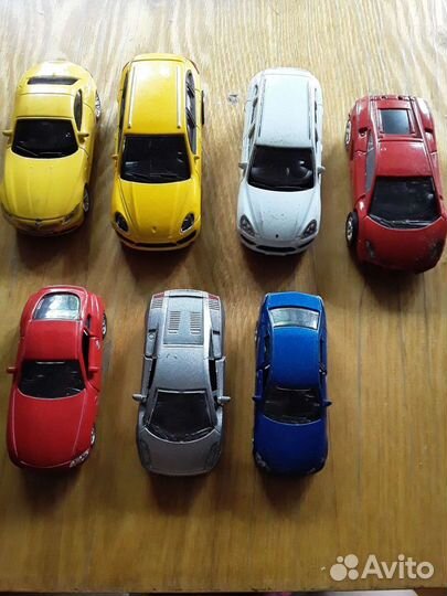 Машинки детские металлические -пластик -7шт
