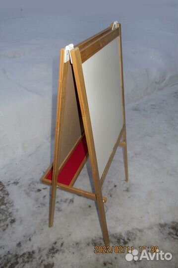 Доска для рисования маркером и мелом