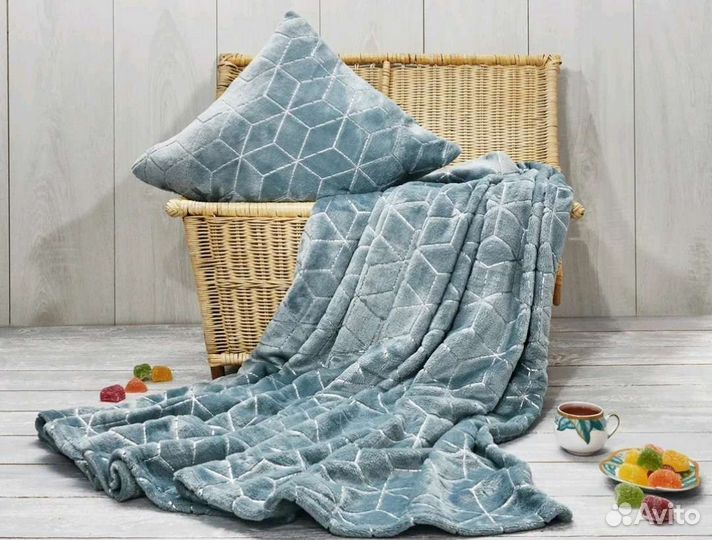 Покрывало плед Guten Morgen 200х220 Зимнее небо