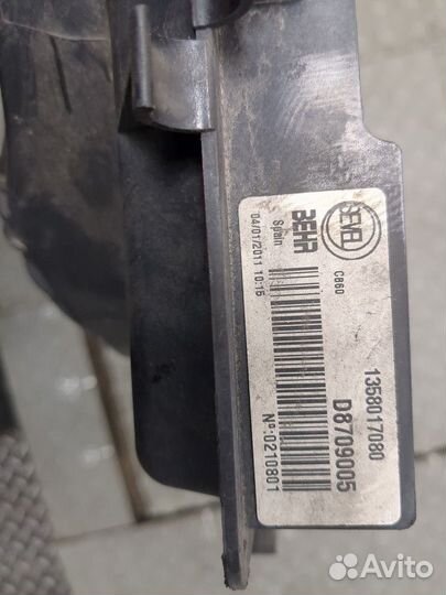 Вентилятор радиатора Citroen Jumper (Relay), 2011