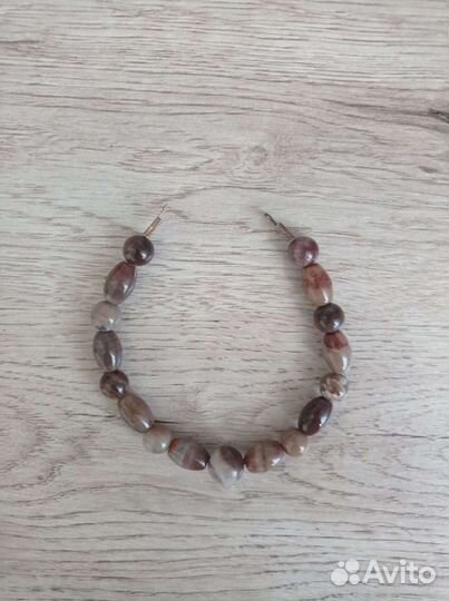 Браслет. Окаменелое дерево