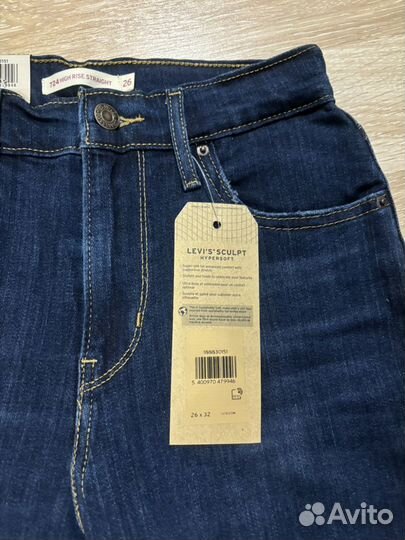 Женские джинсы Levis 724 W26/L32