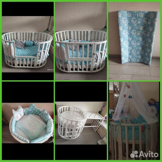 Детская кроватка 8 в 1