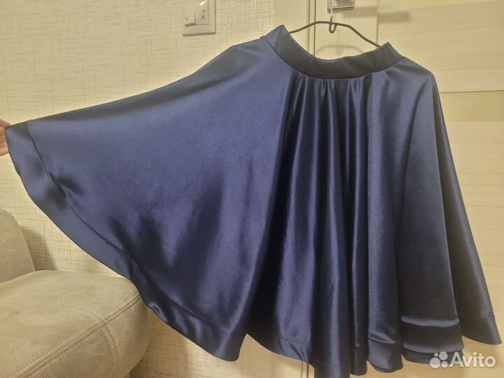 Платье для бальных танцев,синее