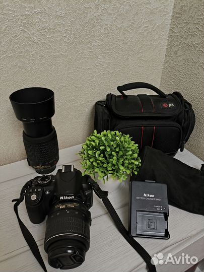 Фотоаппарат Nikon D3100 double VR Zoom kit