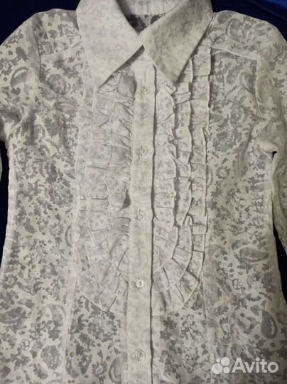 Рубашка белая для девочки