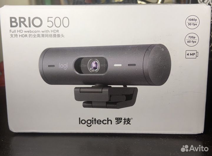 Logitech brio 500 веб-камера