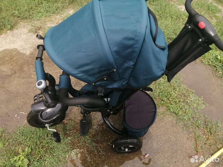 Велосипед коляска с ручкой