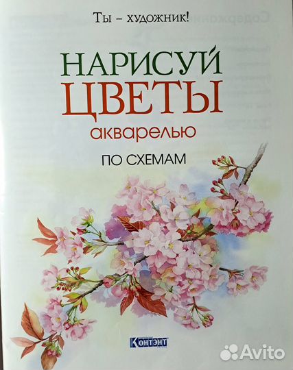 Пособие по рисованию цветов акварелью в ботаническ