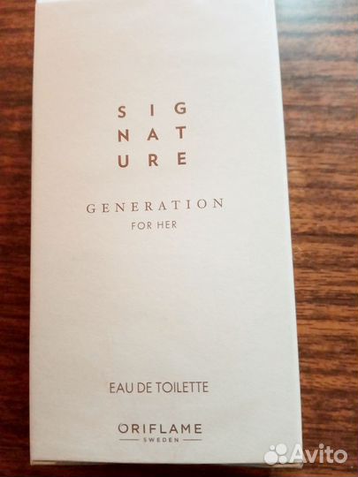 Туалетная вода женская Signature Generation