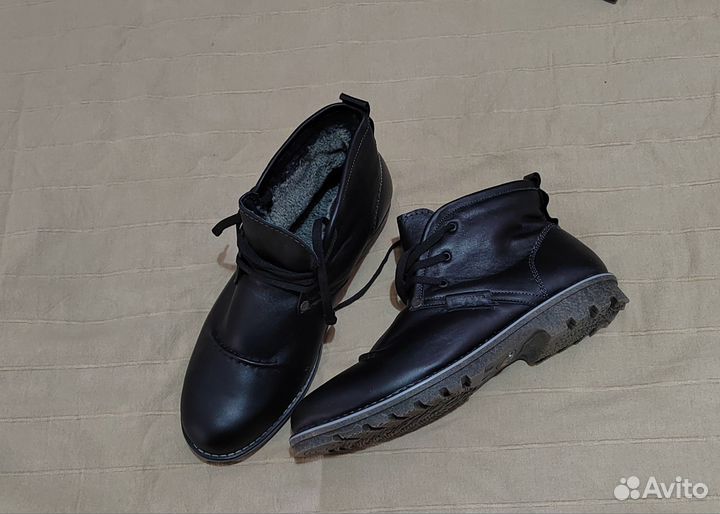 Ботинки мужские кожа зимние 42 43 размер