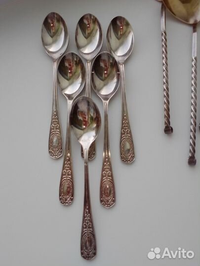 Ложки и нож СССР