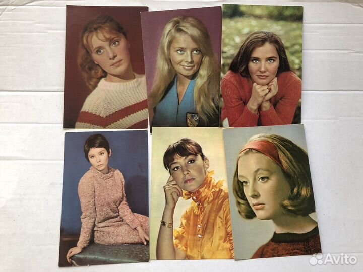 Открытки Актеры и актрисы советского кино