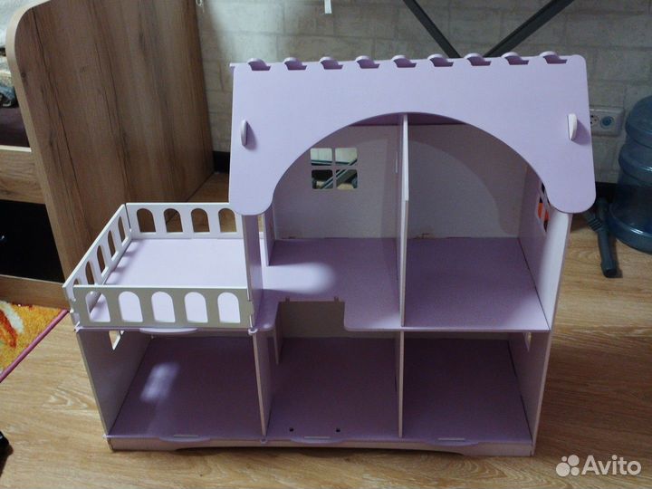 Большой кукольный домик деревянный