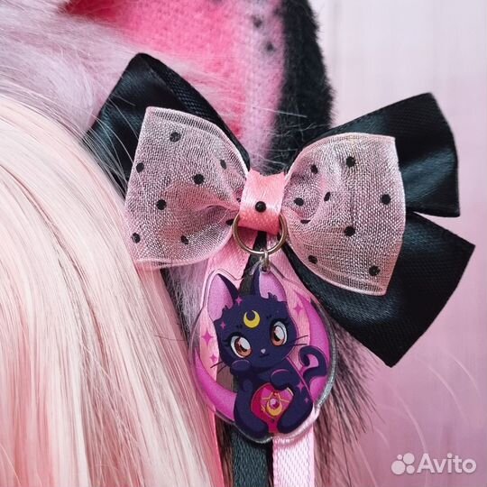 Обруч ободок ушки кошачьи