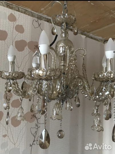 Люстра хрустальная Lamplandia Venezia Brandy