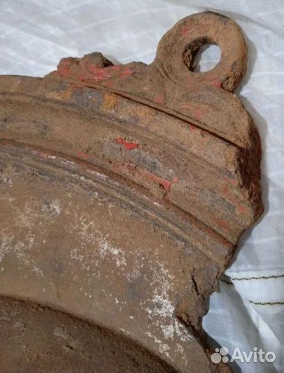 Ленин барильеф довоенный чугун Касли 16 кг 55 см