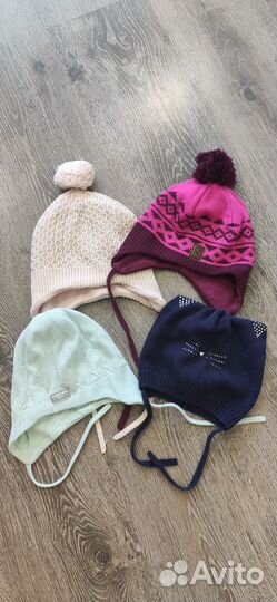 Шапки на девочку 48р