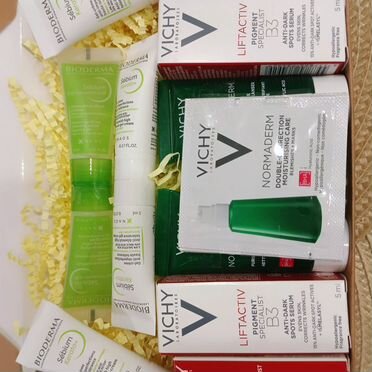 Набор уходовой косметики Vichy и Bioderma