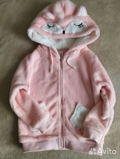 Кофта теплая с ушками Accola раз.104 на 4 годика