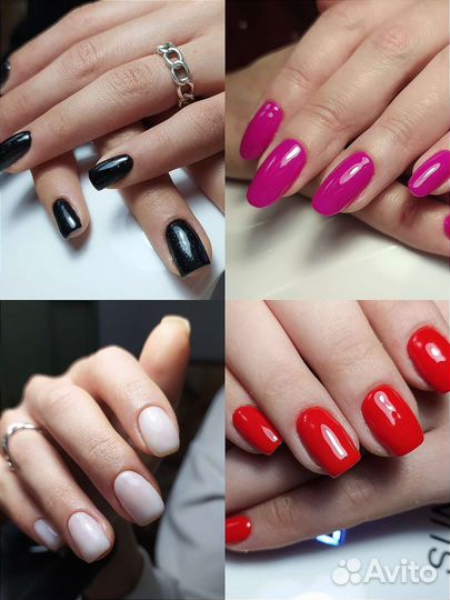 Маникюр с покрытием гель-лак 