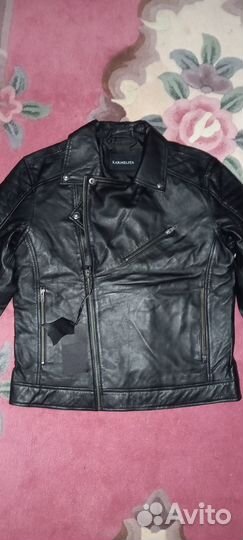 Натуральная кожа куртка косуха мужская