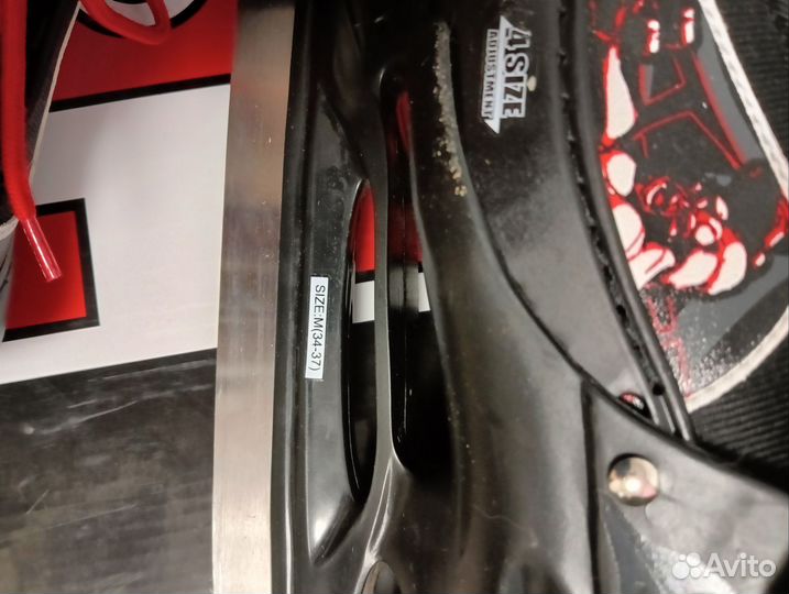 Коньки детские раздвижные 34 37 размер