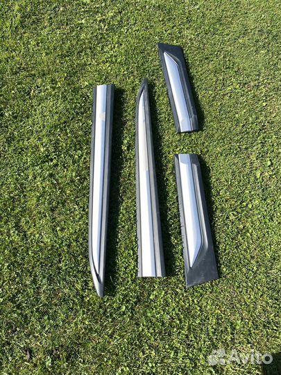 Молдинги на двери Mitsubishi Outlander