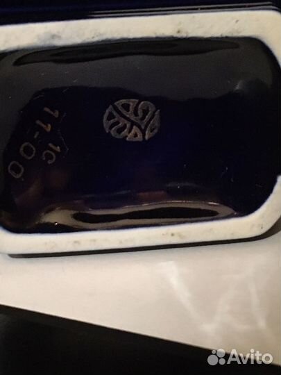 Штоф кобальт