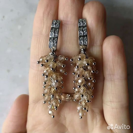 Серьги-грозди