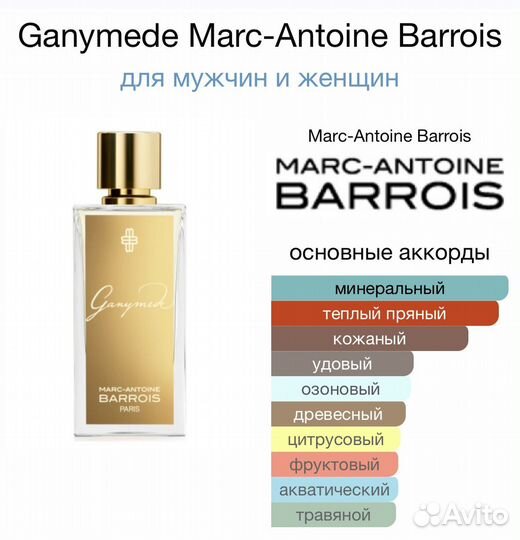Парфюм Ganymede 100мл Ганимед