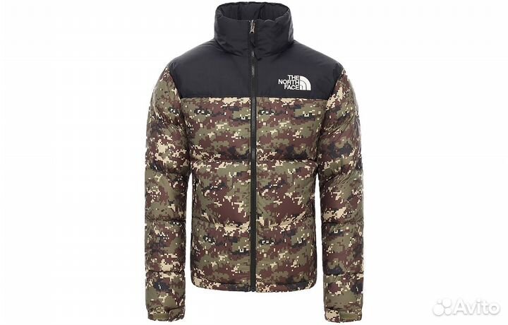 THE north face 1996 Collection Down Jacket Unisex Green Camouflage (M)(88)