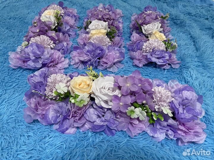 Искусственные цветы.Оформление свадьбы. Арка