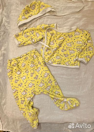 Детские вещи на девочку пакетом 56-68