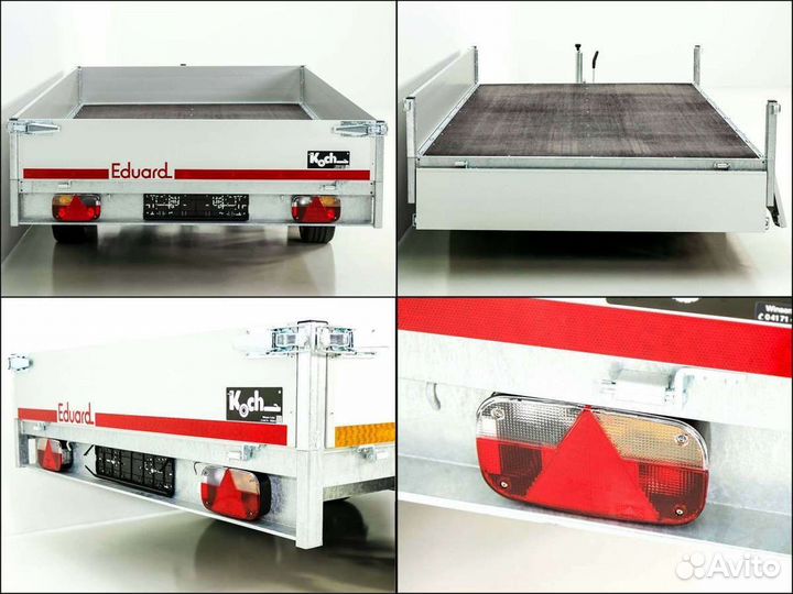 Немецкий двухосный прицеп 5000км