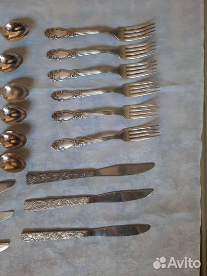 Столовые приборы мельхиор СССР