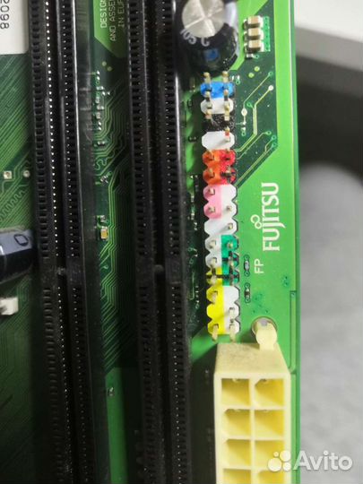 Материнская плата с процессором