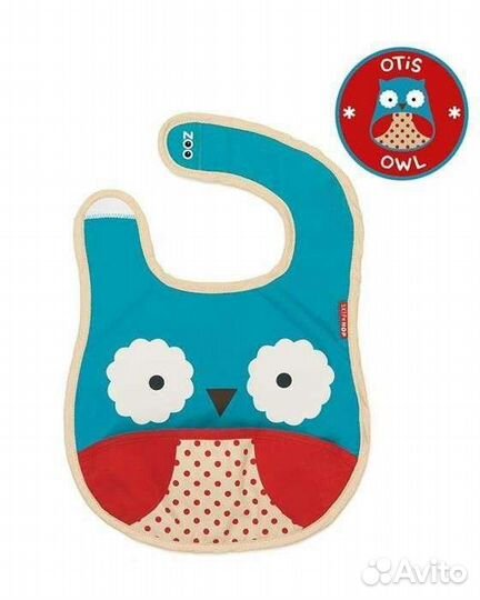 Моющийся слюнявчик и ланч-боксы Skip Hop