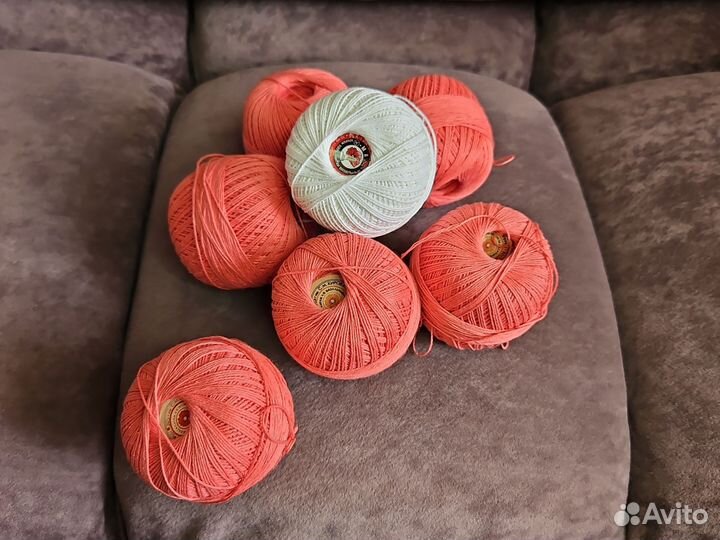 Нитки для вязания хлопок времен СССР пакетом