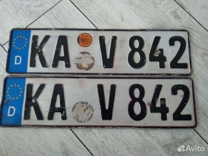 Автомобильные номера Европы