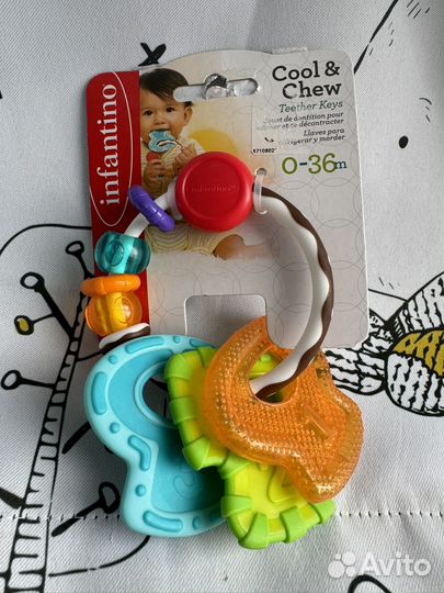 Прорезыватель Infantino, Разноцветные ключики
