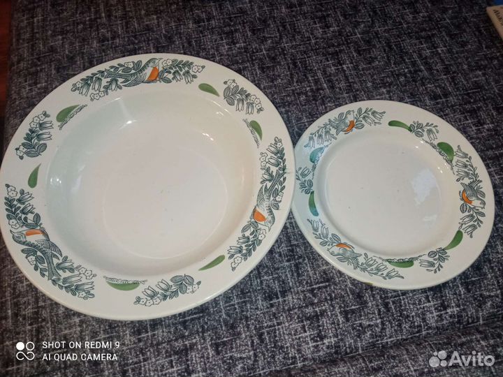 Тарелки зик конаково СССР