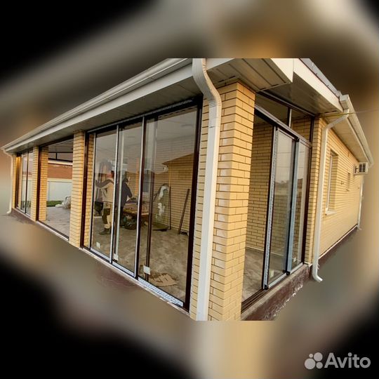 Раздвижные окна на веранду