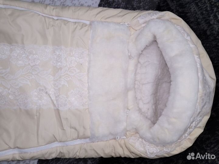 Кокон для новорожденных зимний